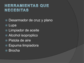 Mantenimiento ventilador fan | PPT
