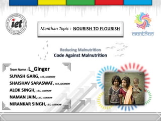 Code Against Malnutrition