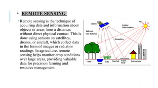 Usda Remote Sensing Remotesensing Applicatoin for Agriculture | PPTX