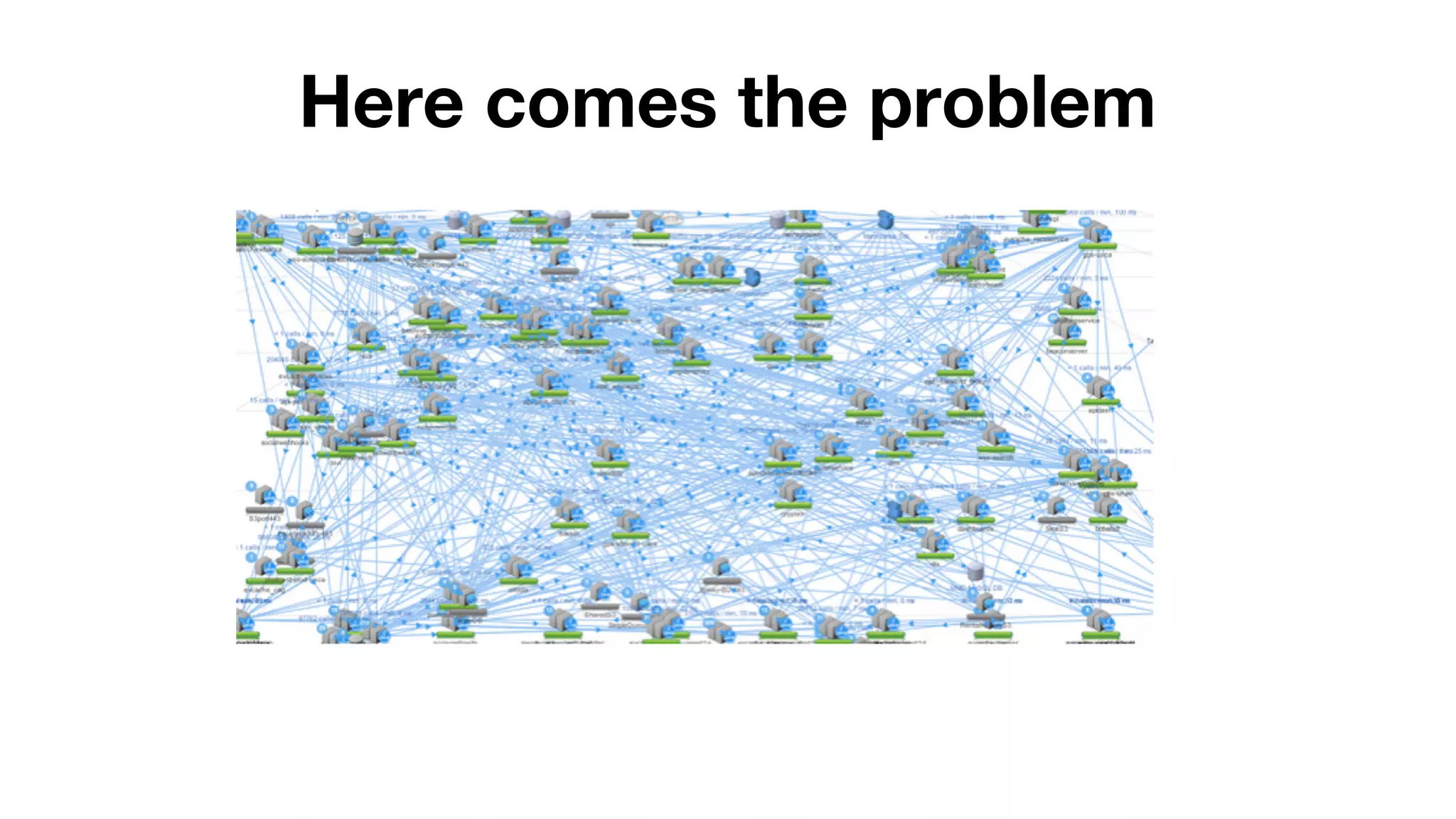 Here comes the problem 
 