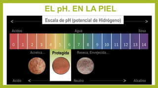 EL pH. EN LA PIEL
 