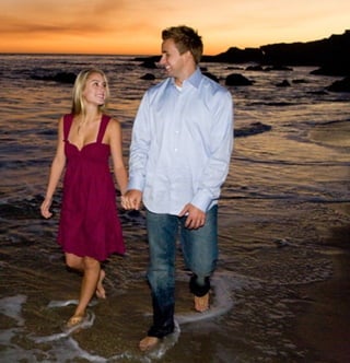 Malibu Engagement Portraits