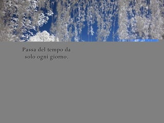 Passa del tempo da solo ogni giorno. 