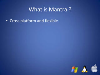 What is Mantra ?Cross platform and flexible 