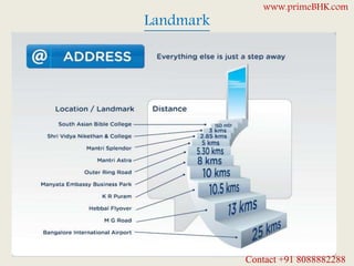 Landmark
www.primeBHK.com
Contact +91 8088882288
 