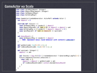 GameActor на Scala
 