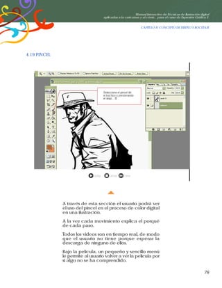 Manual interactivo de tecnicas de ilustracion dihital aplicadas a la caricatura y al comic