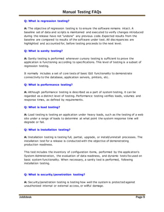 Manual Testing | PDF
