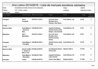 Manuais da eb da amieira 2014 2015