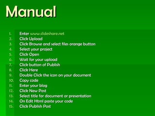 Manual | PPT