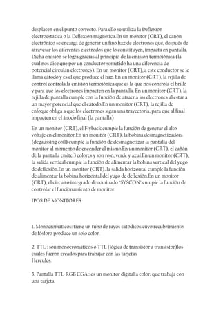 Manual mantenimiento de monitores