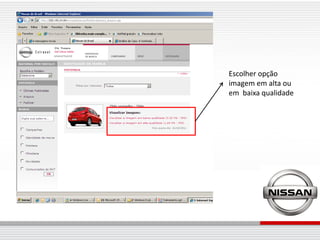 Escolher opção
imagem em alta ou
em baixa qualidade
 