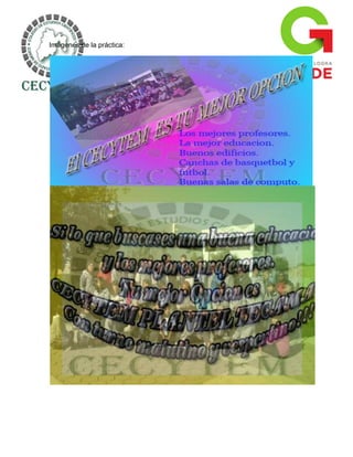 Imágenes de la práctica:
 