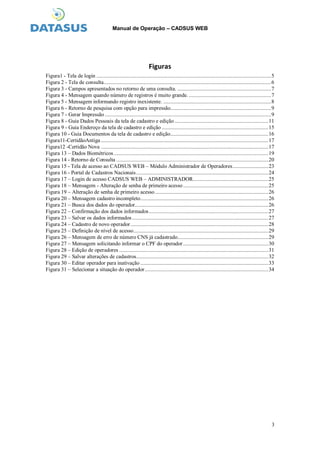 Cartão SUS - Manual Cadweb SUS | PDF