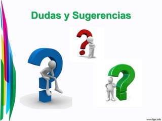 Dudas y Sugerencias
 