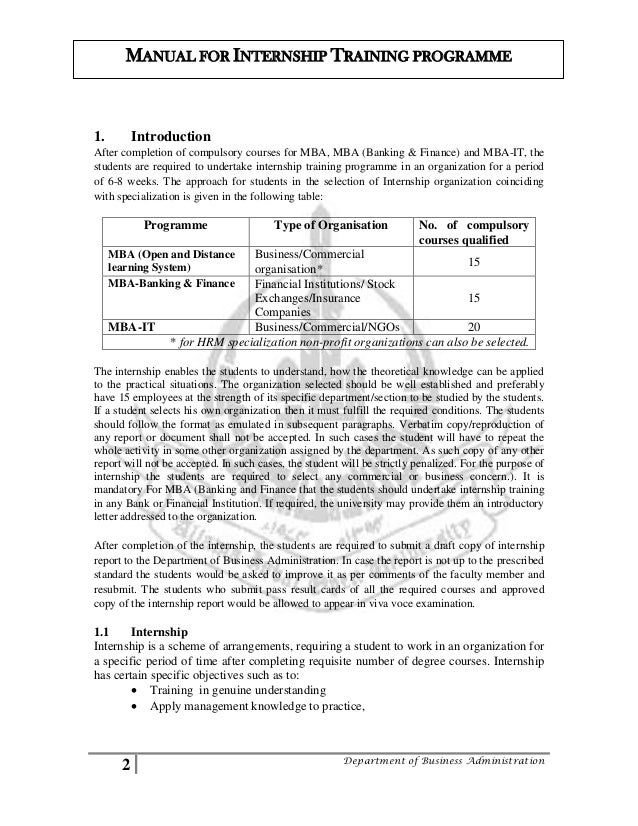 Business Administration Manual Pdf