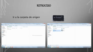 Ir a la carpeta de origen
RETROCESO
 