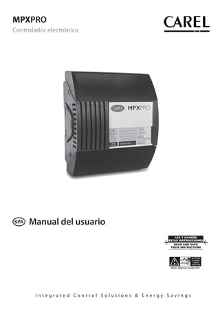 Manual Controlador MPXPRO | PDF