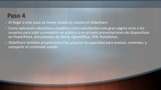 Manual para aprender a usar SlideShare | PPTX