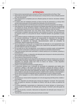 Cadeira Touring Evolution SE (Manual) - Burigotto