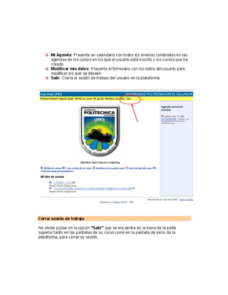 Manual de plataforma