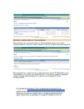 Manual de plataforma