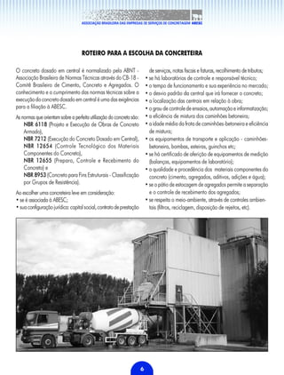 Manual do concreto dosado em central