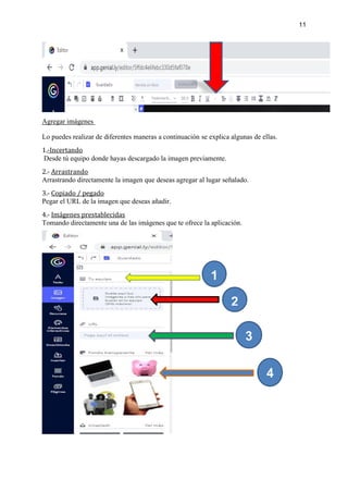 Manual de la herramienta Genially | PDF
