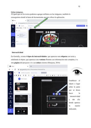 Manual de la herramienta Genially | PDF