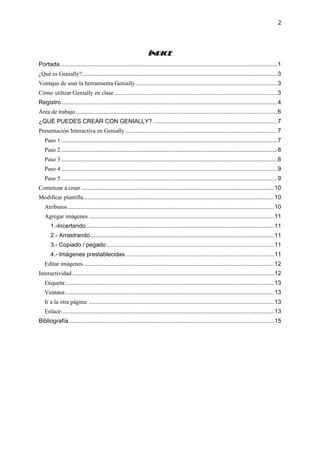 Manual de la herramienta Genially | PDF