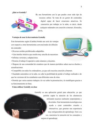 Manual de la herramienta Genially | PDF