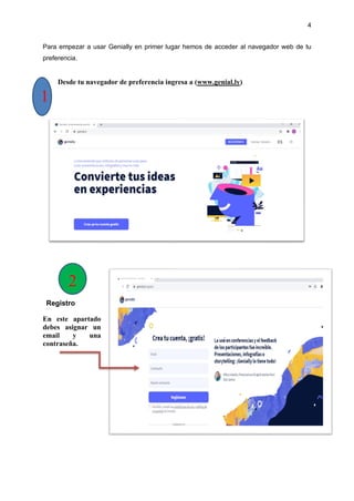 Manual de la herramienta Genially | PDF