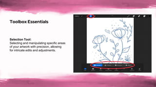 Procreate Tool Box Procreate manual and guide for beginners | PPTX