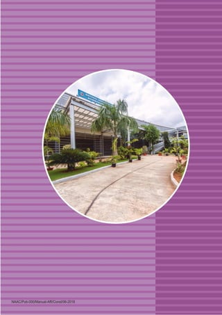 Manual for Affiliated/Constituent UG & PG Colleges
NAAC for Quality and Excellence in Higher Education
Copyright Reg. No: L-94712/2020
186
 