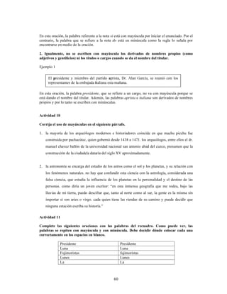 HO VXMHWR HV XQD SDODEUD
(Q OD RUDFLyQ  