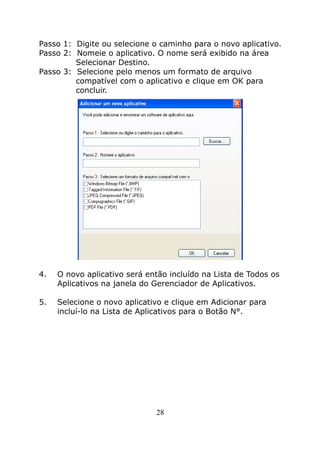 Manual Software Button Manager - AVISION