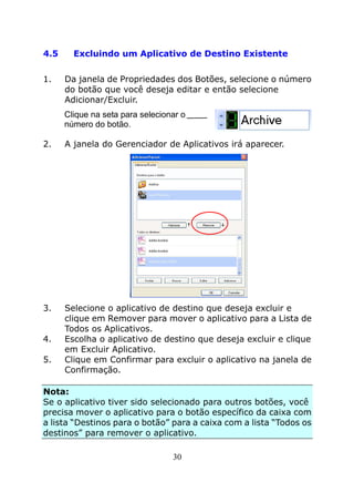 Manual Software Button Manager - AVISION