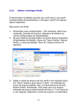 Manual Software Button Manager - AVISION