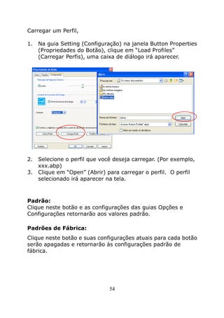 Manual Software Button Manager - AVISION