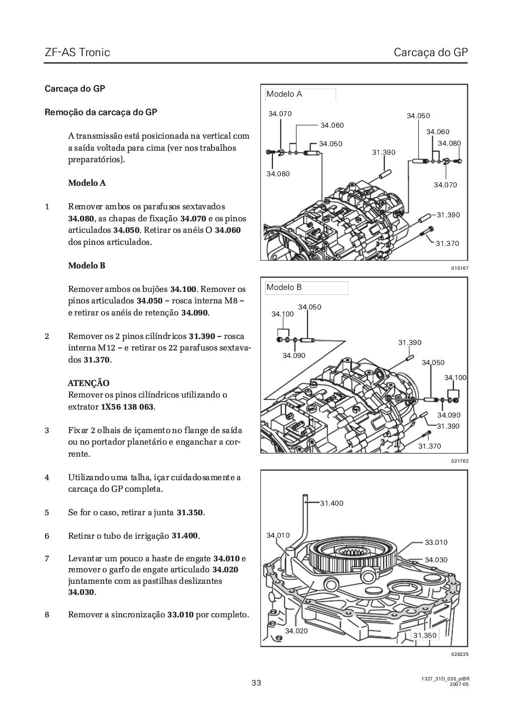 Manual caixa zf astronic