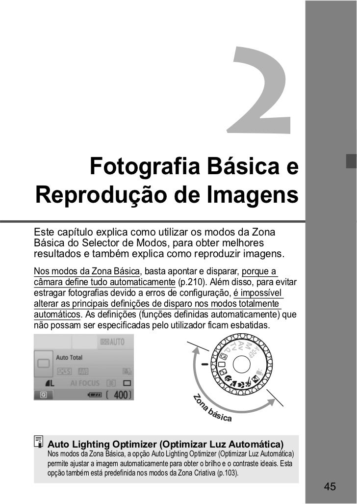 Manual Canon EOS 550D / T2i em Português