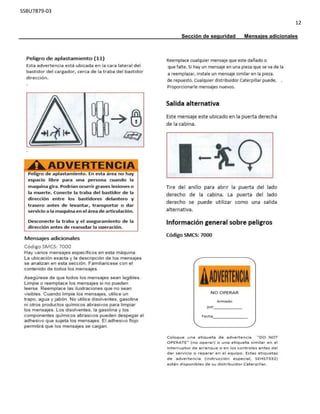 SSBU7879-03
12
Sección de seguridad Mensajes adicionales
 