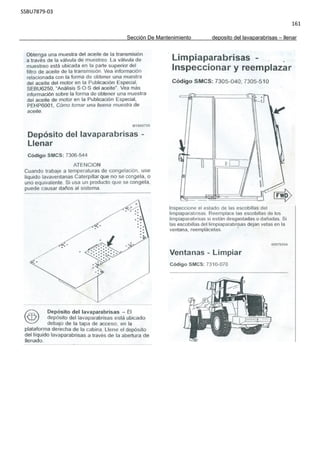 SSBU7879-03
161
Sección De Mantenimiento deposito del lavaparabrisas – llenar
 
