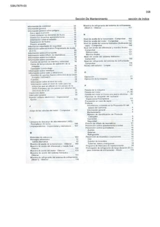 SSBU7879-03
168
Sección De Mantenimiento sección de índice
 