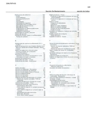 SSBU7879-03
169
Sección De Mantenimiento sección de índice
 