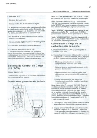 SSBU7879-03
65
Sección de Operación Operación de la maquina
 