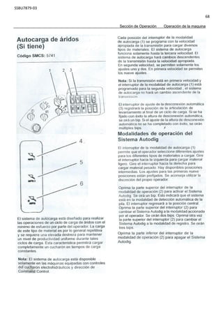 SSBU7879-03
68
Sección de Operación Operación de la maquina
 