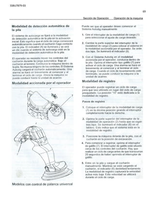 SSBU7879-03
69
Sección de Operación Operación de la maquina
 