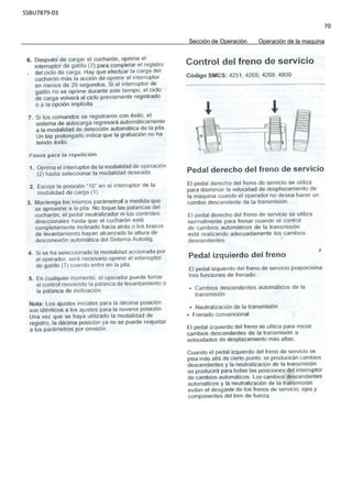 SSBU7879-03
70
Sección de Operación Operación de la maquina
 