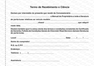CERTIFICADO DE GARANTIA Celta, 05/07 14-15
SEÇÃO 14
 